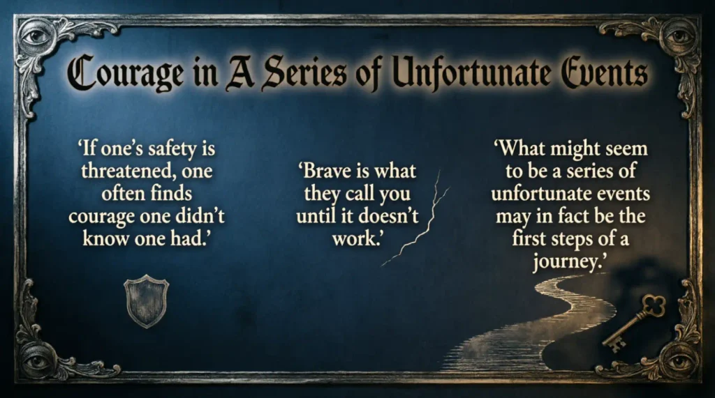 A Series of Unfortunate Events Quotes About Courage