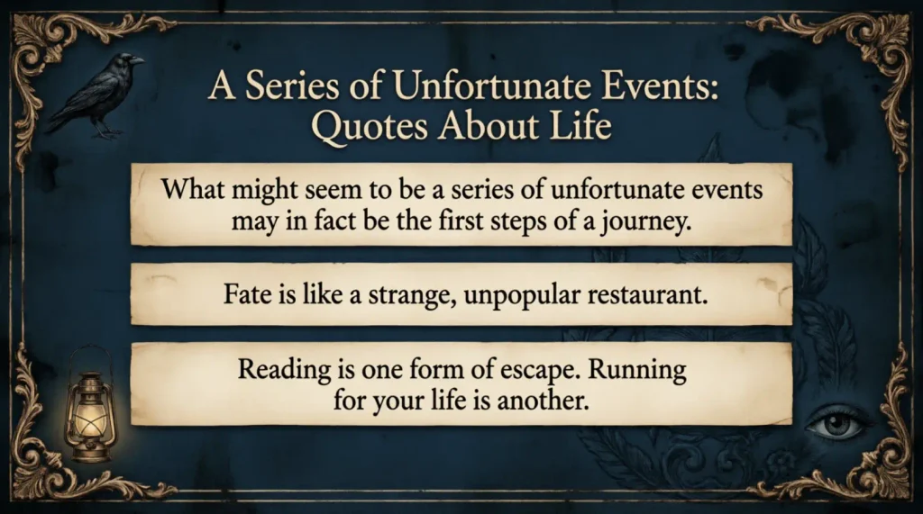 A Series of Unfortunate Events Quotes About Life