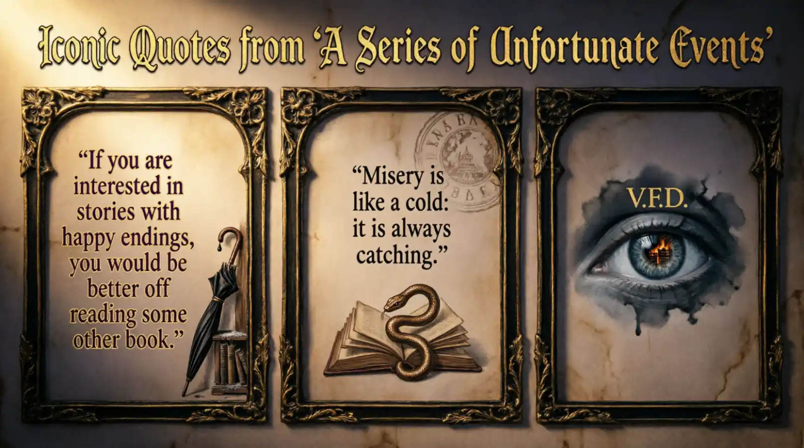 a series of unfortunate events quotes