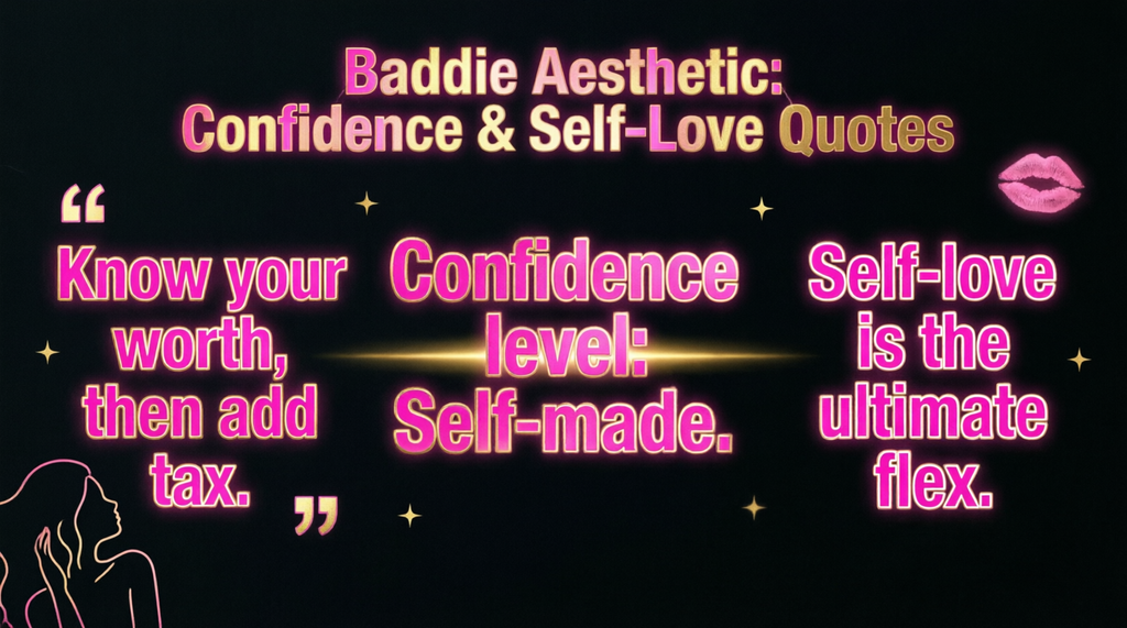 Baddie Quotes About Confidence and Self-Love