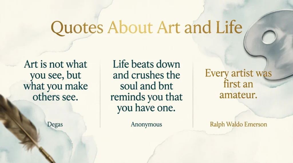 Quotes About Art and Life