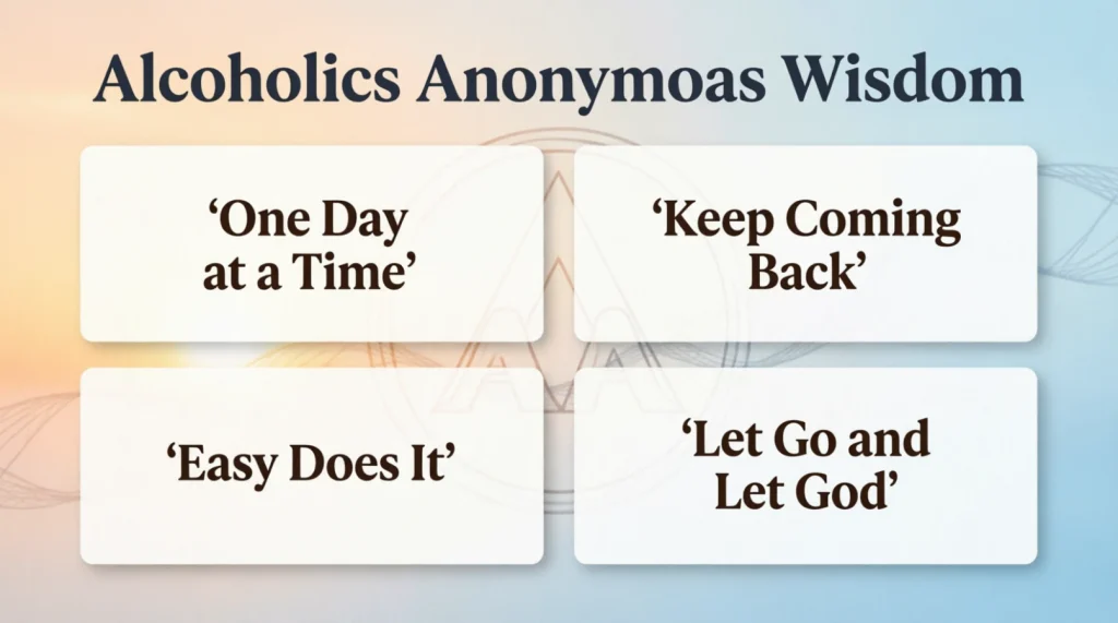 Short Alcoholics Anonymous Quotes