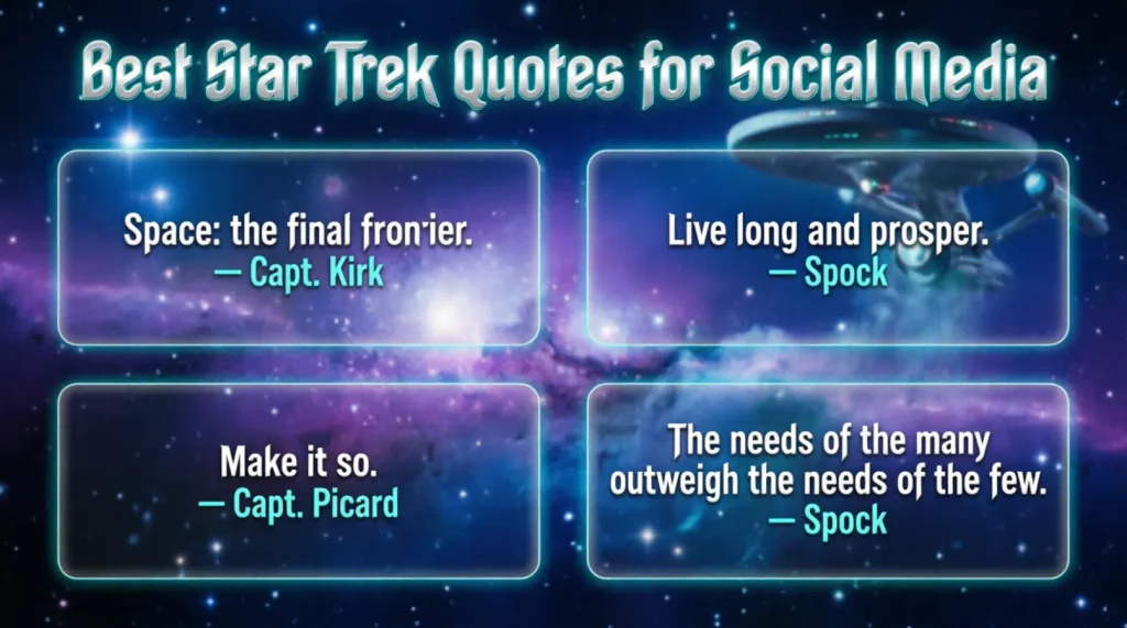 Best Star Trek Quotes for Instagram and Social Media